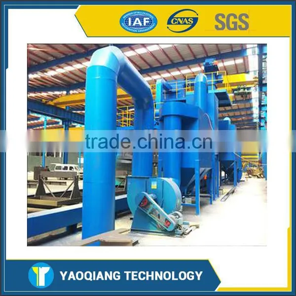 Roller Bed Convey Type H beam Shot Blasting Machine with CE