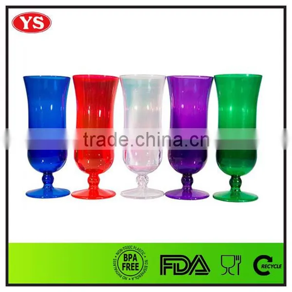 Cheap Food Grade Single Wall Plastic 15oz Standard Stem Hurricane Glass photo-6