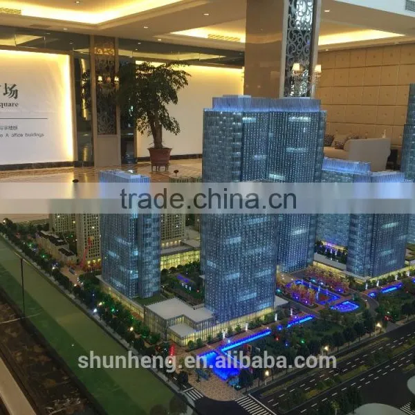Miniature Building Scale Model With Lighting System for Exhibition/customize Miniature Model Making photo-4