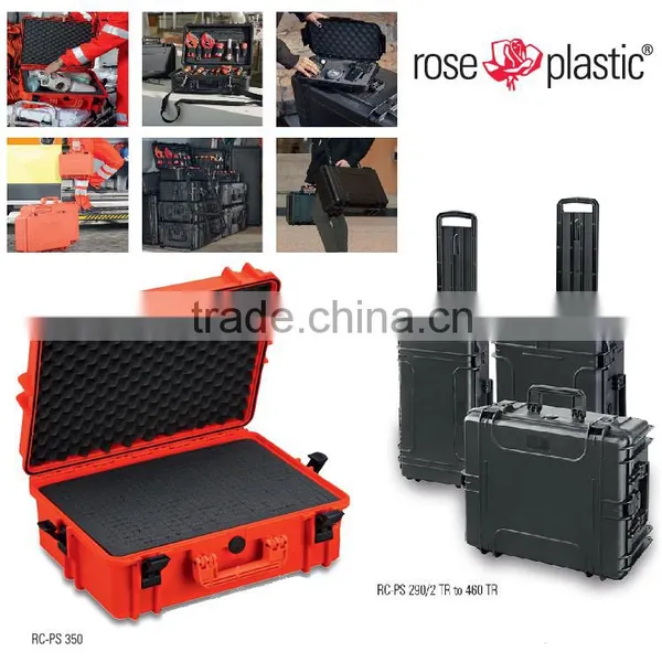 Solid Recycle Handcarry Protective Custom Printing Anti Shock Clear Display Abs pp Hand Tool Hard Case With Clip Foam Grid Label
