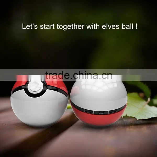 Direct Factory China Hottest Pokemon Go Pokeball 12000 Mah LED Phone Charger Pokeman photo-5