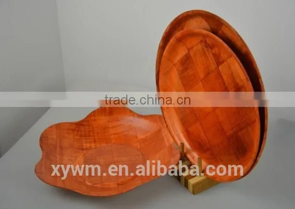 Unique Woven Wooden Salad Bowls photo-3