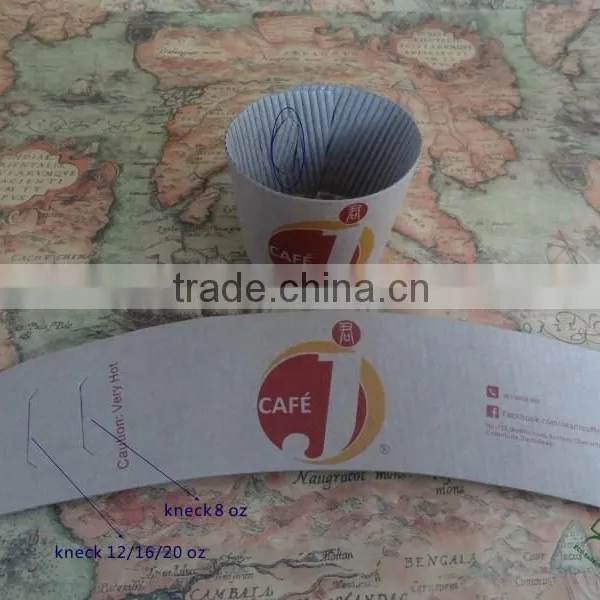 Universal Paper Sleeve for 8 oz and 12/16/20 oz Paper Coffee Cup photo-3