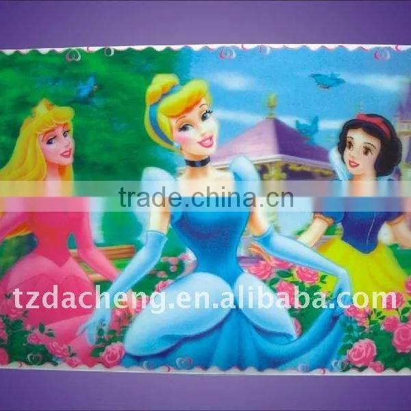 Best Selling Durable Using Cartoon 3D Lenticular Printing Pp Placemat photo-6