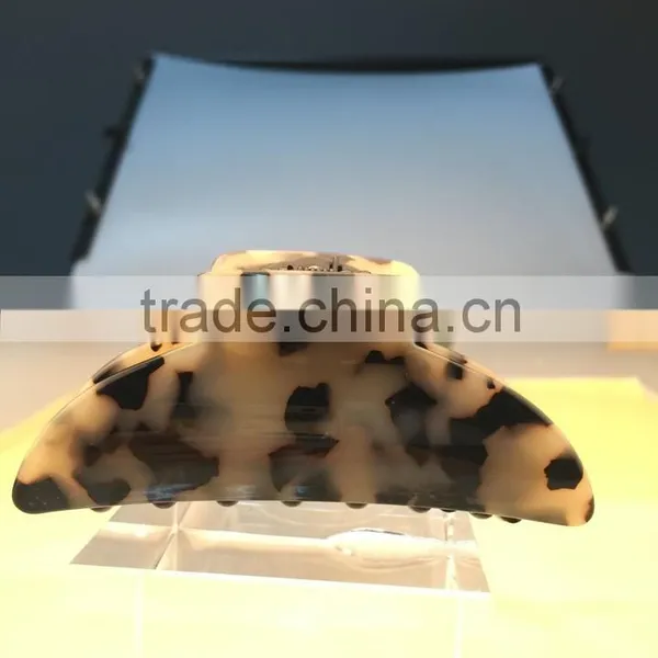 Big Size Teeth Handmade Cellulose Acetate Hair Claws Classic Elegant Hair Clamp Chinese Suppliers for Fancy Hair Claws