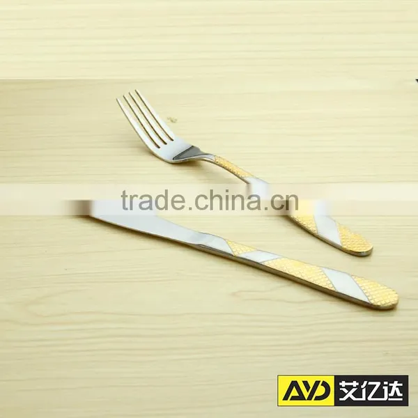 Nice Design! Gold Plated Flatware Wholesale photo-3