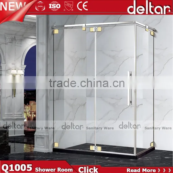 Cheap Stainless Steel 304 Framework Shower Enclosure, Tempered Glass Shower Enclosure photo-4