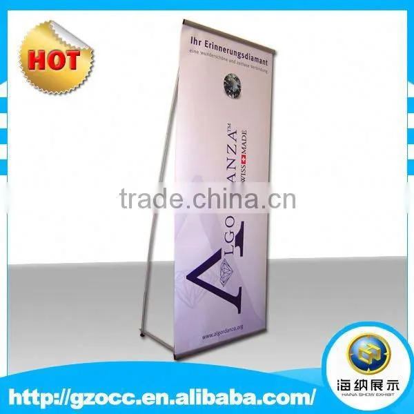 Outdoor/indoor Advertising L Banner Stand