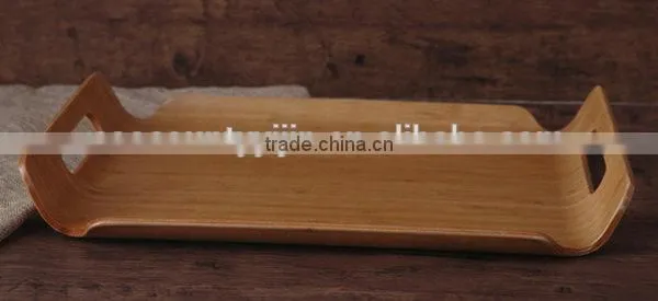 Painting Ashtree Serving Tray,restaurant Wood Serving Tray, Food Trays for Hotel photo-4