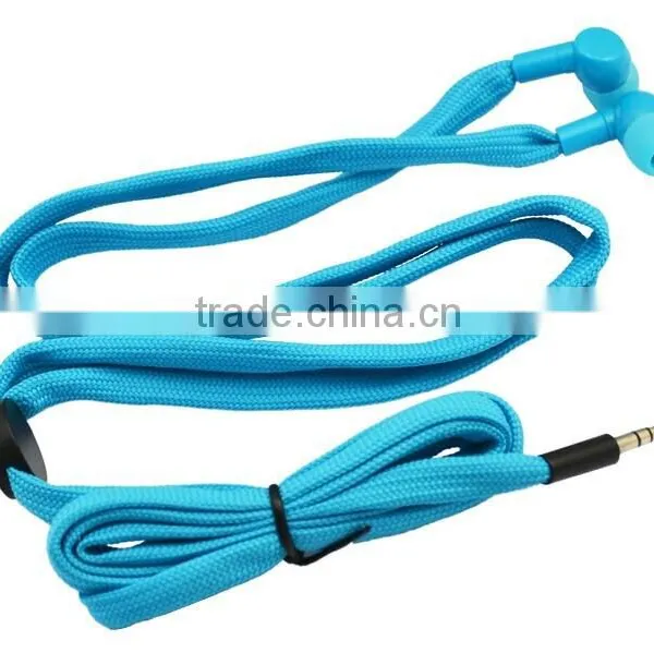 Colorful Shoelace Earbuds for Promotion photo-3