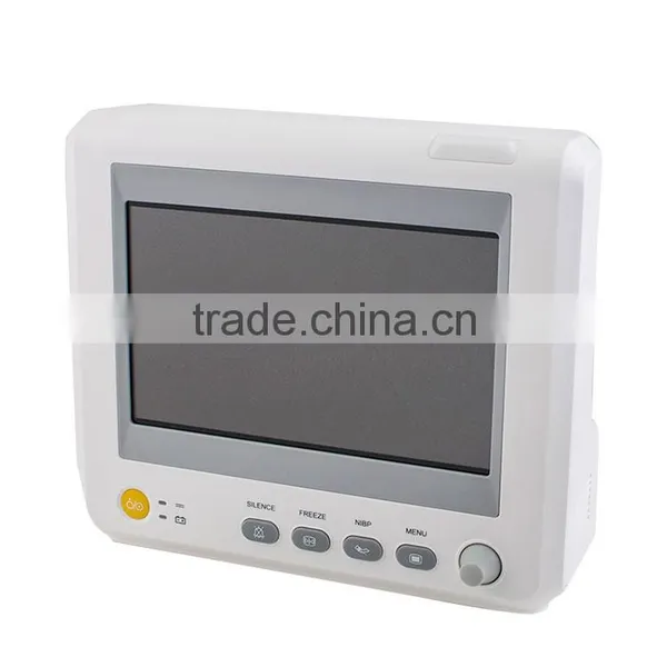7 Inch-resolution Color Screen Lcd 6 Parameter Patient Monitor for Hospital photo-3