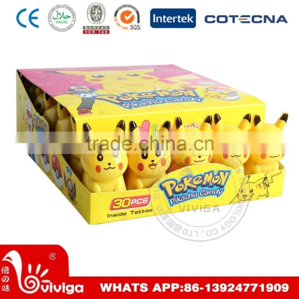 2g Sweet China Cheap Bubble Gum Pikachu Candy photo-6