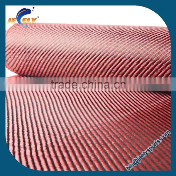 Aramid 1500D Carbon 3K Fiber Hybrid Woven Fabric Aramid Carbon Yarn Twill Weave Cloth 195g/m2 photo-2