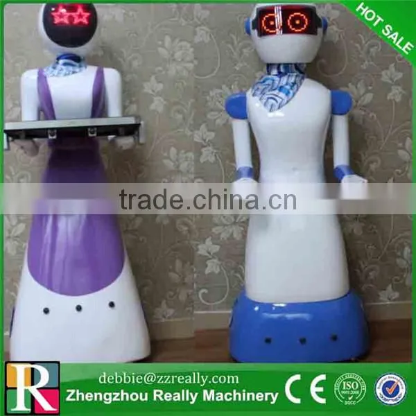 Humanoid Service Deliver Meals Restaurant Intelligent Robot