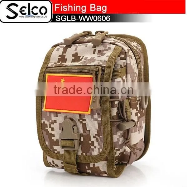 Camouflage Waterproof Oxford Fabric Mini Shoulder Bag Fishing Tackle Bag