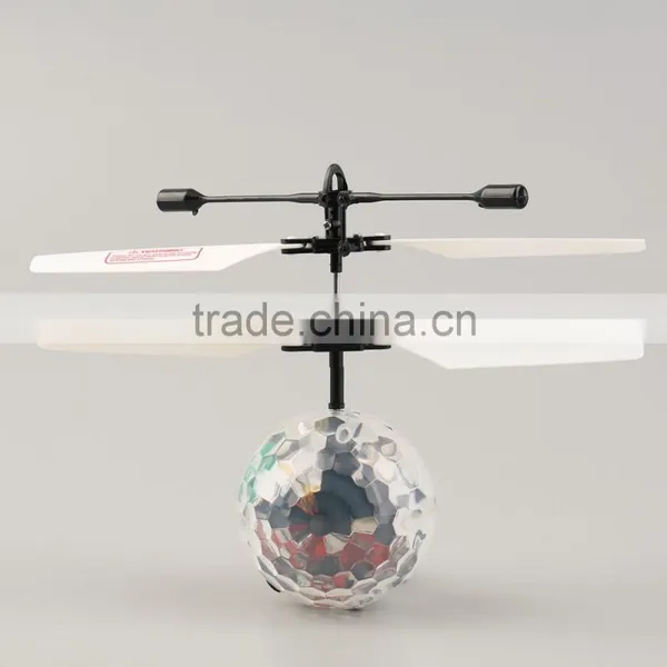2016 New Arrival Infrared Induction Flying Flash Disco Colorful LED Ball Helicopter Child Toy Newest photo-6