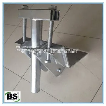 Helical Pile With Foundation Brackets and Pile Caps photo-2