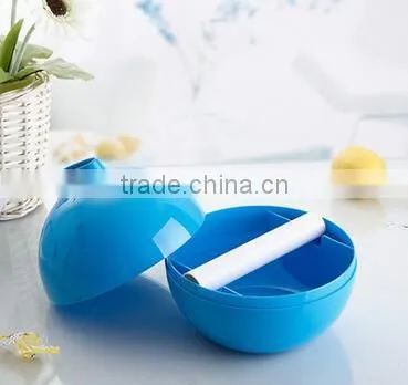 CY054 Hot Sale Bomb Shape Tissue Box Plastic Round Tissue Holder Box photo-6