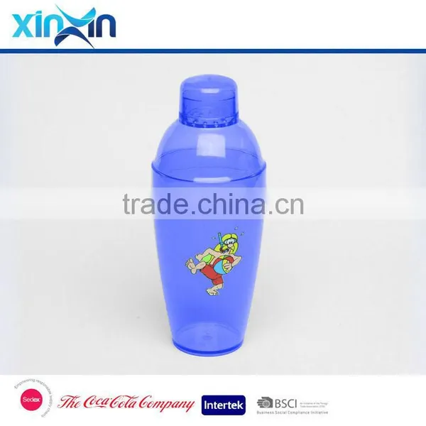 High Quality Clear Transparent Hard Plastic Cocktail Shaker photo-2