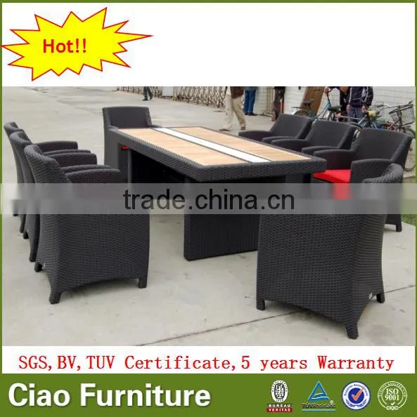 Garden Furniture Outdoor Dining Set Rectangle Table and Chair photo-3