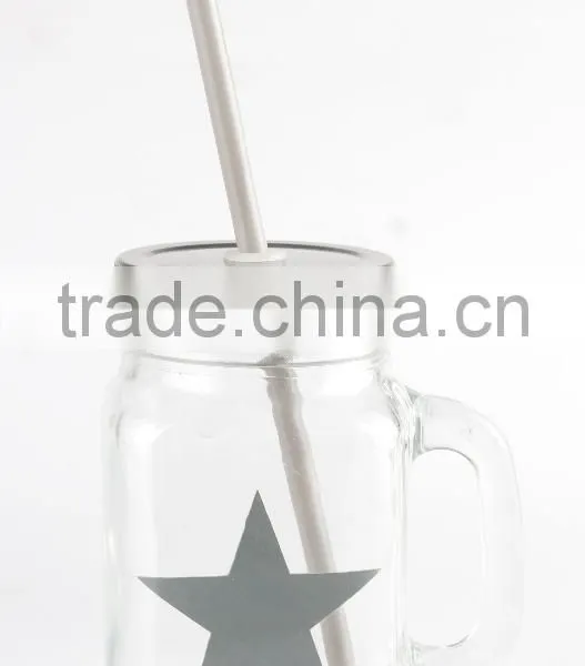 Set of 4 Cheap Hot Sale Screw Cap Star Mason Jar photo-6