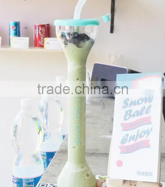 1000ml Flashing Yard Cups Disposable Plastic Cup With Lid Slush Ice Cup photo-2
