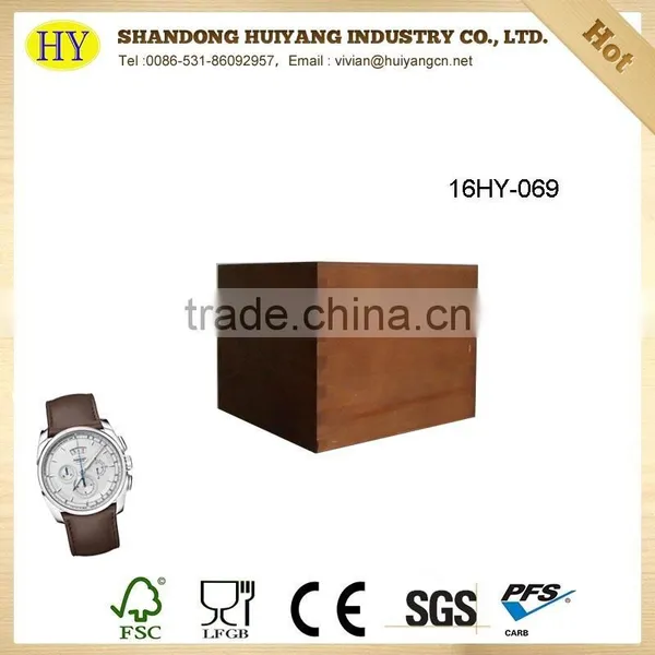 FSC Vintage Dovetail Solid Wood Watch Box photo-3