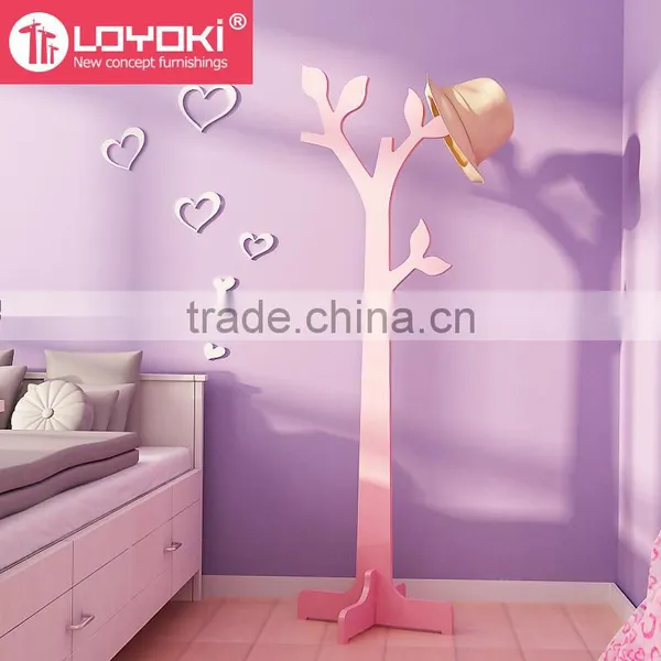 Hot Sale Wooden DIY Coat Rack Stand Eco-friendly Home Furniture Clothes Hanging Tree Shaped Coat Rack Wholesale Tree Coat Rack photo-4