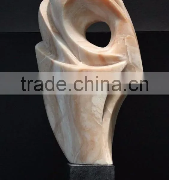 Art Deco Modern Abstract Love Stone Sculpture Statues photo-2