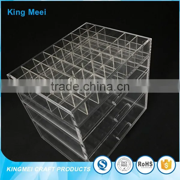 Acrylic 3 Tier Shelf Jewelry Drawer Display Stand photo-2