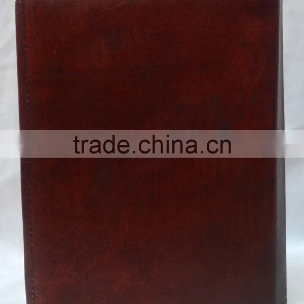 Handmade Vintage Beautiful Embossed Leather Notebook photo-2