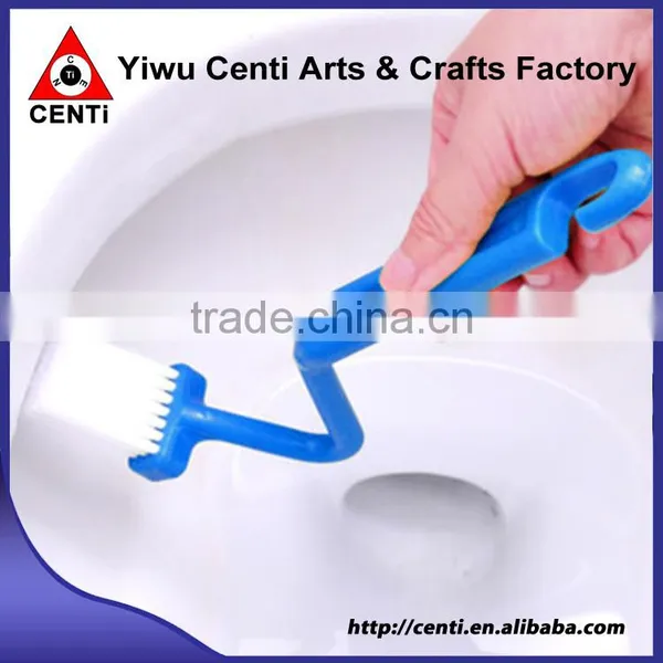 Hot Sale Mini S-shape Curve Handle Toilet Cleaning Brush photo-2