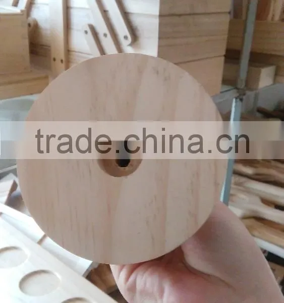Accept Custom Handmade Wooden Candle Holder /candle Candlestick photo-4