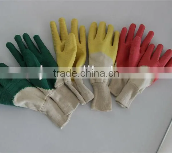 Glass Protective Gardening Latex Coated Working Gloves photo-2
