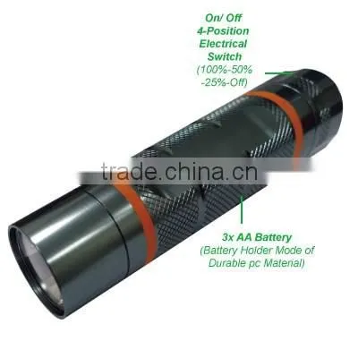 3W High Power Aluminum LED Flashlight photo-6