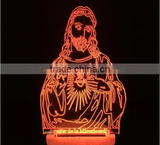 3d Light Lamp of Jesus Christ for Christmas photo-2