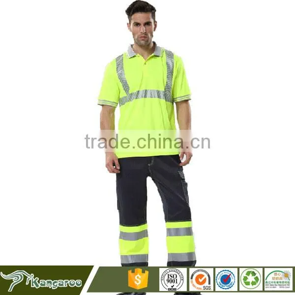 Insulation Reflective Strips Reflective Polo Shirt Clothes photo-4