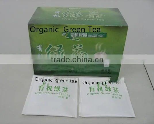 2017 EU USDA Certificate Organic Green Tea Bag Chinese Hot Sale Best Green Tea Brand Organic Green Tea 2g *20 Bags/box photo-3