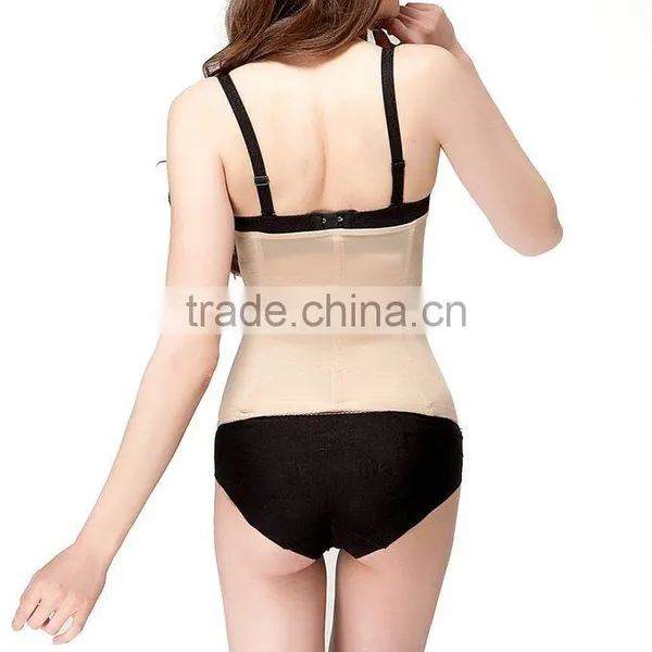 Women's Elastic Lace Embroidery Waist Cincher Postpartum Slim Invisible Waist Trainer With Paypal Terms photo-2