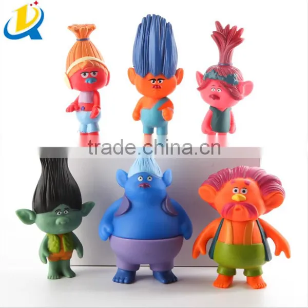 Popular Hairy Little Troll Doll Figure Trolls Pen Topper Gift for Kids Toy photo-3