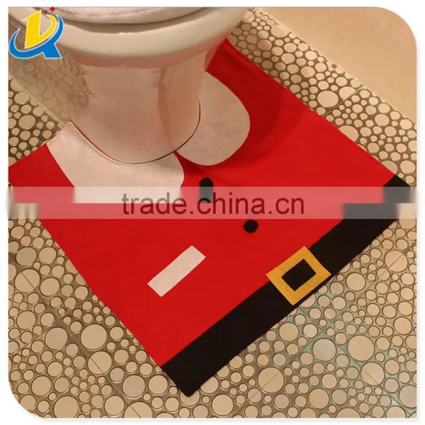 Hot Selling Christmas Style Red and White Durable Toilet Seat Cover photo-5
