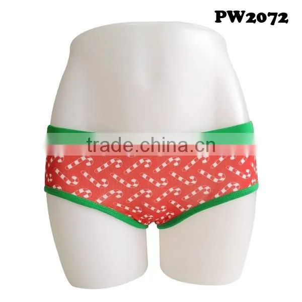 Ladies Boxer With Candy Print