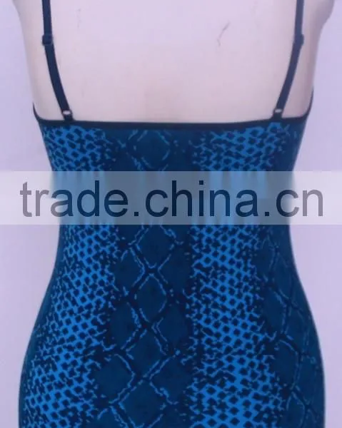 2015 Newest Printed Seamless Spandex Camisole for Women photo-2