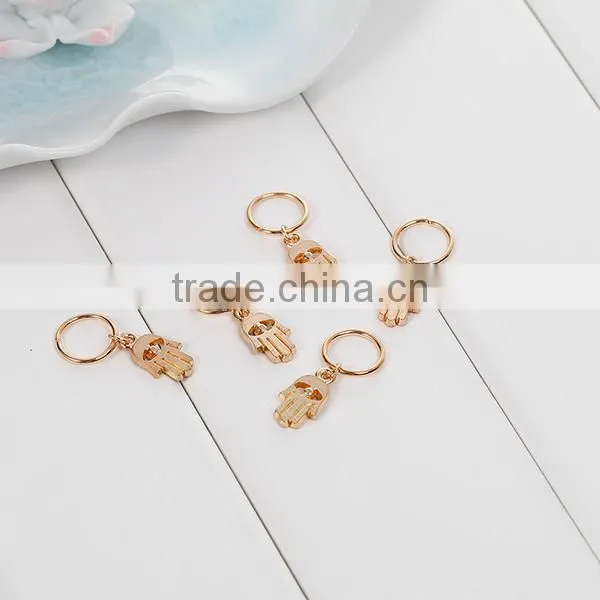 Cheap Wholesale Round Gold Plated Zinc Based Alloy Hair Accessories Findings photo-2
