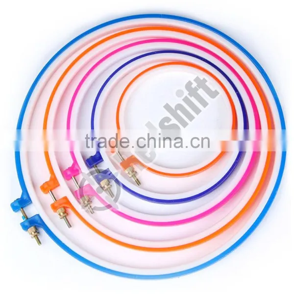OEM Cross Stitch Kit With Plastic Tool Colorful Embroidery Thread DIY Sets photo-2