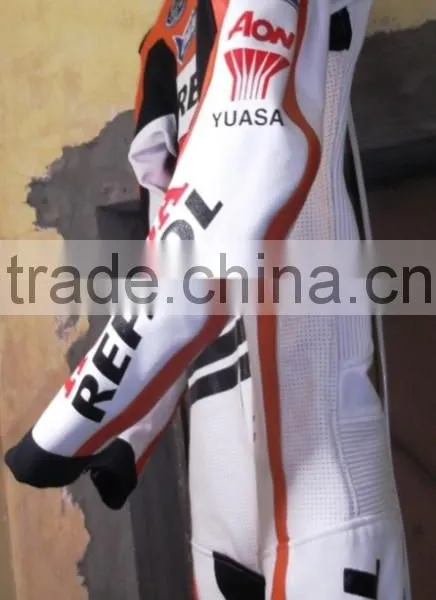Motorcycle Leather Suits Made Cow Hide Leather photo-4