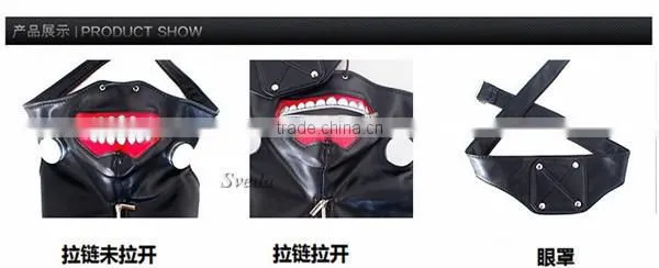Hot Anime Tokyo Ghoul Cosplay Mask Ken Kaneki Cool Mask Halloween Mask Party Mask photo-5