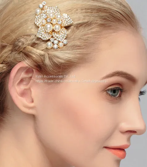 Fashion Hair accessories pearl comb