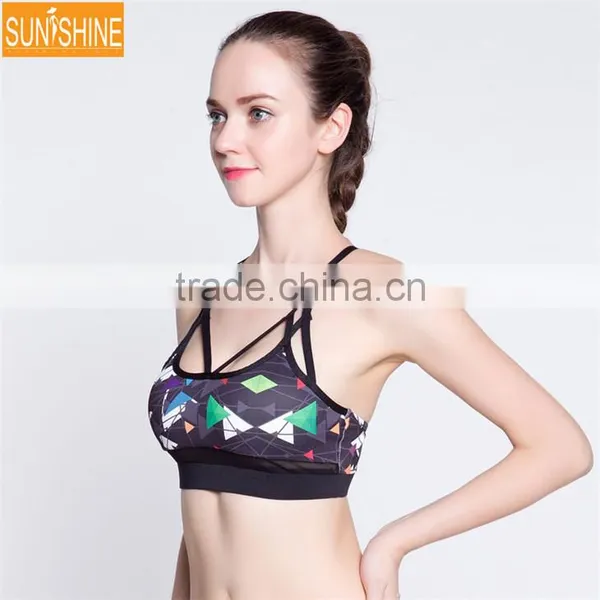 Hot Sales Wholesale OEM Pictures of Girls In Panties Sexy Yoga Bra photo-3