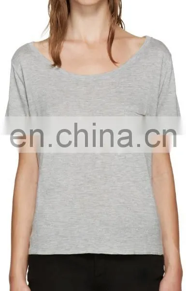 T-shirt Manufacturer Custom Short Sleeve Viscose Jersey Blank T-shirt photo-2